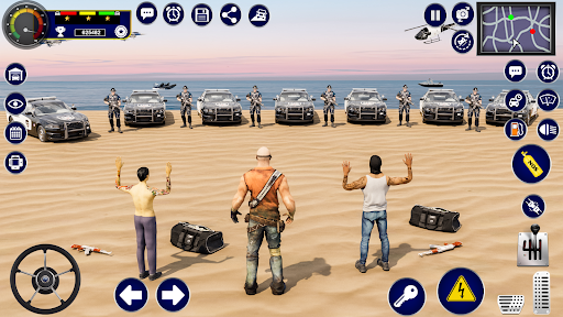 Android application Police Game Miami crime police screenshort