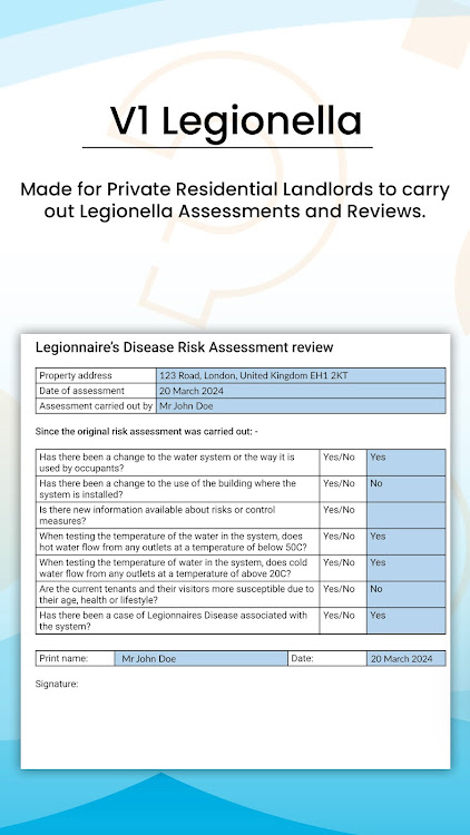 Legionella Checks & Compliance - 1.0 - (Android)