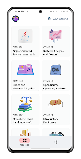 Android application CS100 screenshort
