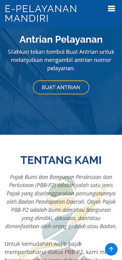 e-Pelayanan Mandiri Screen 3