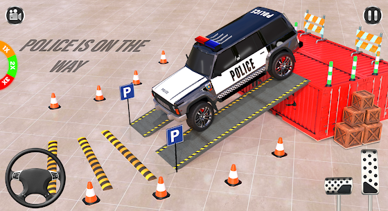 Police Car Parking Simulator v1.0 APK + Mod (Remove ads / Unlocked) for Android 2