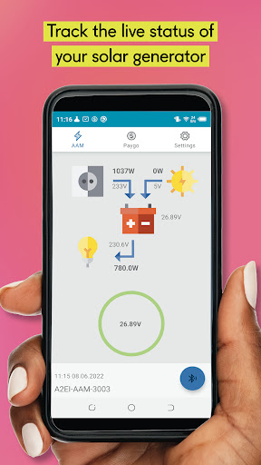 Android application AAM Connect screenshort