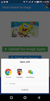 screenshot of Search by image from any app