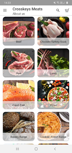 Android application Crosskeys Meats screenshort