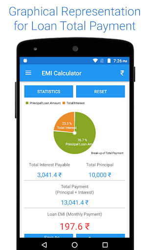 Loan EMI Calculator - Finance Screen 2