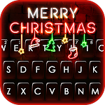 Christmas Neon Light Keyboard Background Apk