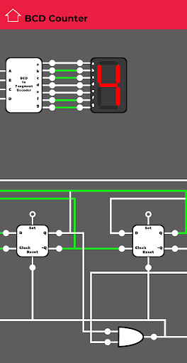 Android application Logic Circuit Simulator Mobile screenshort