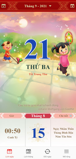 Lịch Vạn Niên 2024 - Âm Lịch Screen 2