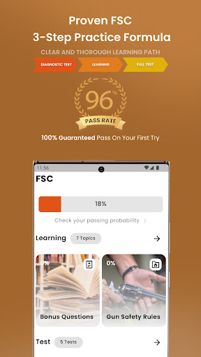 Android application FSC Practice Test 2024 screenshort