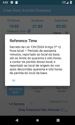 Crew Rest Acordo Empresa Screen 3