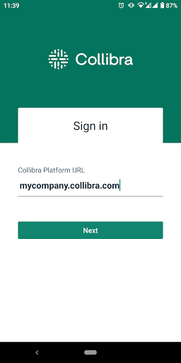 Collibra for Mobile Screen 2