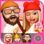 Cover Image of Скачать 3D Emoji Face Camera - Фильтр для Tik Tok Emoji 19 APK