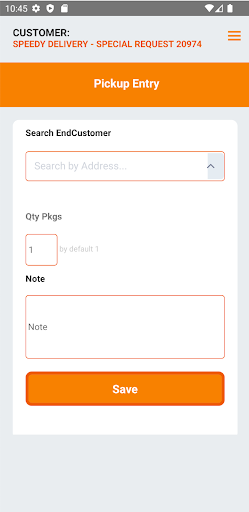 SDS Customer Screen 2