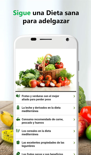Android application Dieta sana para perder peso screenshort