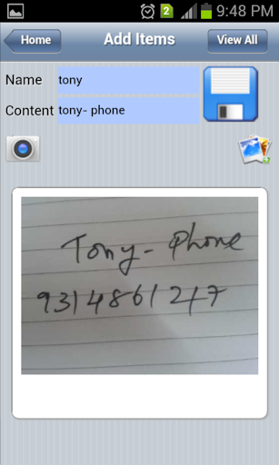 InfoBag Screen 2
