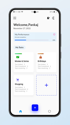 Android application Tick: Next ToDo screenshort