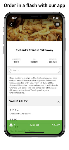 Richards Chinese Takeaway Screen 2