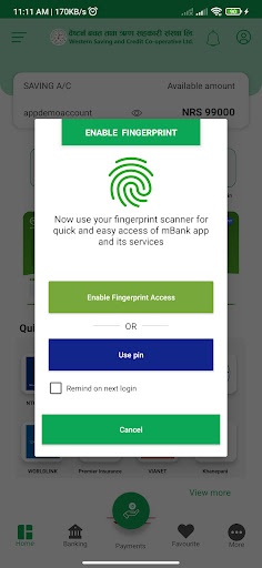 Western Mobile Banking Screen 3