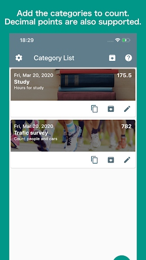 Android application CounTik - Count any you want screenshort