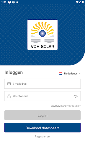 Android application VDH Solar screenshort
