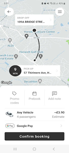 Triple Zero Taxis Screen 3