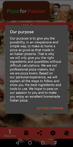 Pizza for Passion Screen 2