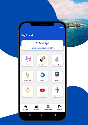 Android application St.Luke chaplaincy screenshort