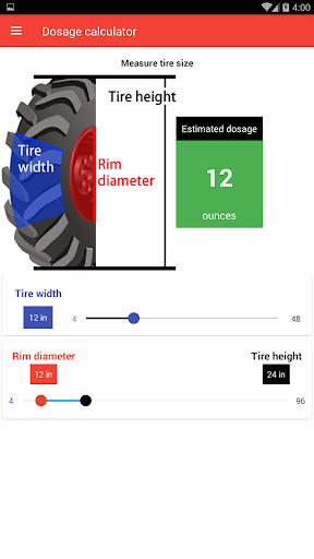 TireJect Tire Sealant Dosage