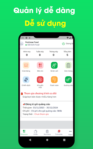 Android application Fastnow - Cửa hàng screenshort