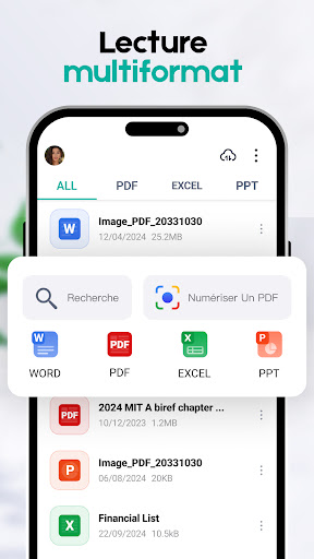 Aperçu de l'application
