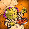 Zombie cooking world icon