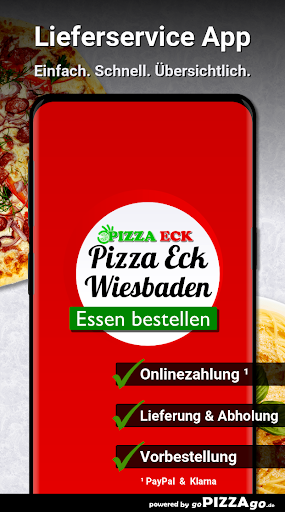 Android application Pizza Eck Wiesbaden screenshort