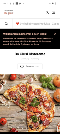 Android application Da Giusi Ristorante screenshort