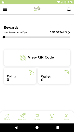 Cinnamon Tree Cafe Rewards Screen 2