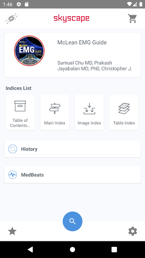 Android application McLean EMG Guide screenshort