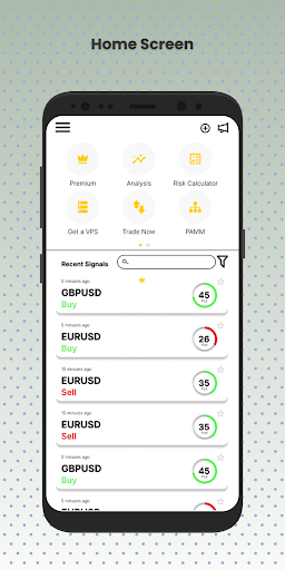 FirstBuckFX - Forex Signals Screen 2