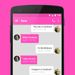 Cover Image of Download EvolveSMS Theme Pink Material 5.5.4 APK