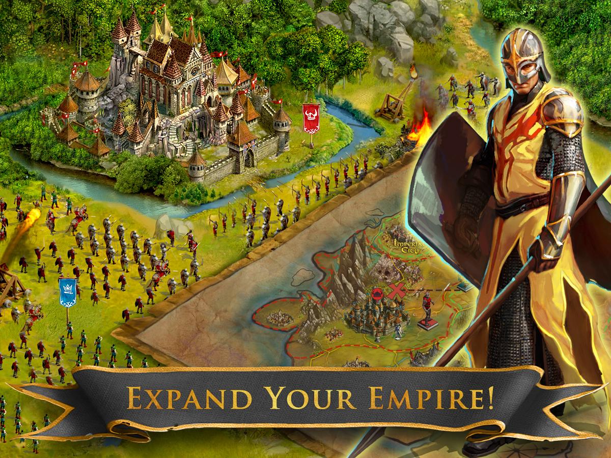 Android application Imperia Online - Medieval empire war strategy MMO screenshort
