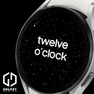 Galaxy Text Time: Watch Face