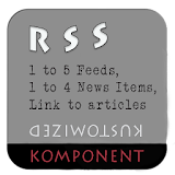 5 RSS, 4 Items & links, Kustom icon