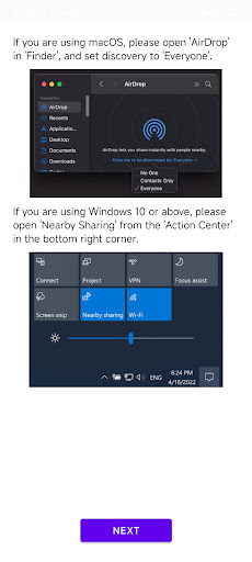 Android application AirPost screenshort
