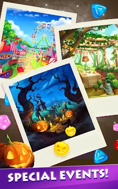 Gummy Drop! Match 3 & Travel - Screenshot 4