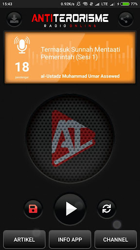 Radio Anti Terorisme Screen 2