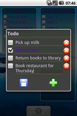 To-Do List Widget Screen 2