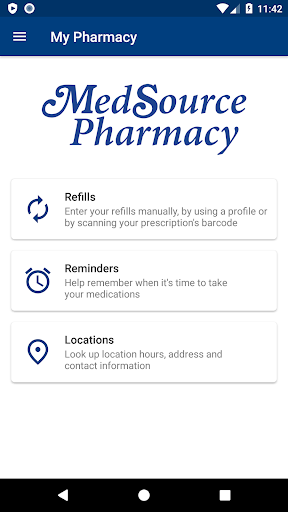Android application Medsource Pharmacy screenshort