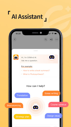 GitMind: AI Mind Map, Chatbot Screen 3