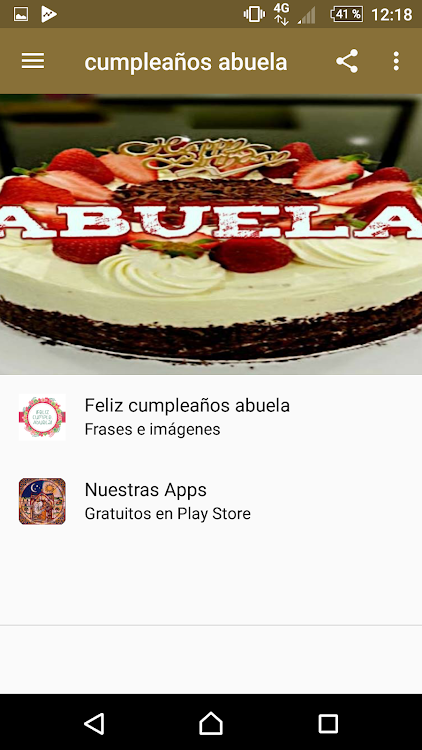Abuelita querida cumpleaños - 1.0.0 - (Android)