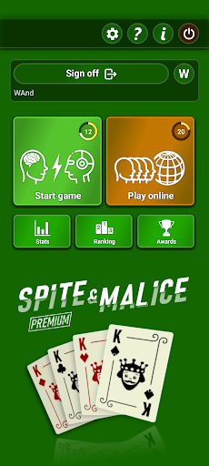 Android application Spite & Malice (Premium) screenshort