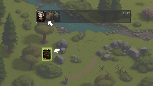 Android application Landstack: card village game screenshort