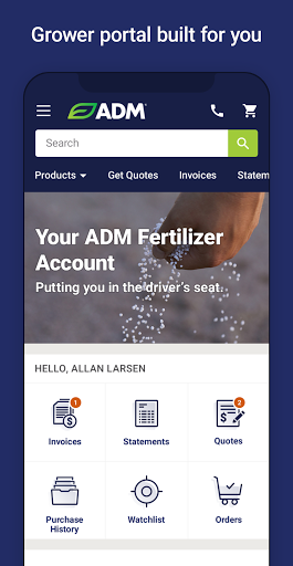 Android application ADM Fertilizer screenshort